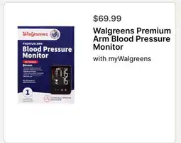 Walgreens Walgreens Premium Arm Blood Pressure Monitor offer