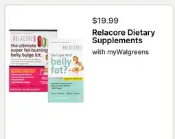 Walgreens Relacore Dietary Supplementation offer