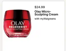 Walgreens Olay Micro-Sculpting Cream offer