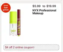 Walgreens NYX Professional Makeup offer