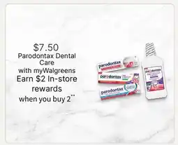Walgreens Parodontax Dental Care offer