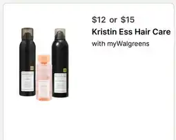 Walgreens Kristin Ess Hair Care offer