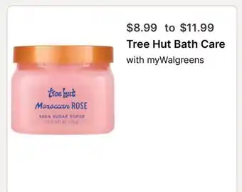 Walgreens Tree Hut Bath Care offer