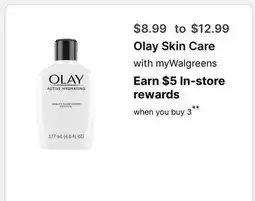 Walgreens Olay Skin Care offer
