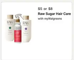 Walgreens Raw Sugar Hair Care offer