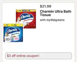 Walgreens Charmin Ultra Bath Tissue offer