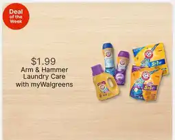 Walgreens Arm & Hammer Laundry Care offer