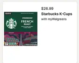 Walgreens Starbucks K-Cups offer