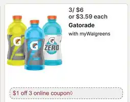 Walgreens Gatorade offer