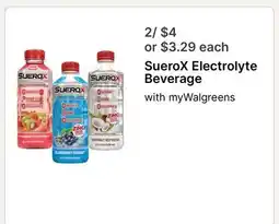 Walgreens SueroX Electrolyte Beverage offer