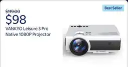 Walmart VANKYO Leisure 3 Pro Native 1080P Projector, Full HD 5G Wifi Projector with LCD Display offer