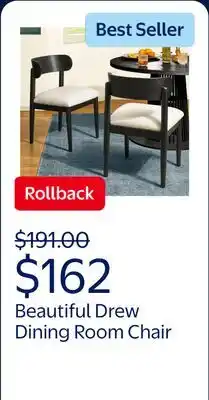 Walmart Beautiful Drew Dining Room Chair by Drew Barrymore offer