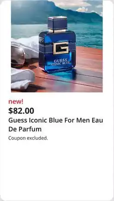 JC Penney Guess Iconic Blue For Men Eau De Parfum offer
