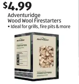 Aldi Adventuridge Wood Wool Firestarters offer