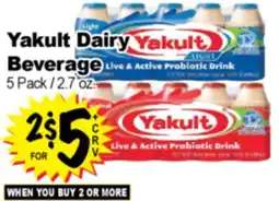 Superior Grocers Yakult Dairy Beverage offer