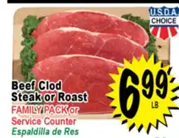 Superior Grocers Beef Clod Steak or Roast offer