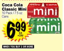 Superior Grocers Coca Cola Classic Mini offer