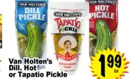 Superior Grocers Van Holten's Dill, Hot or Tapatio Pickle offer