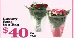 Superior Grocers Luxury Rose Rose in a Bag offer