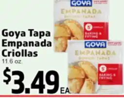 Superior Grocers Goya Tapa Empanada Criollas offer