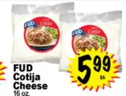 Superior Grocers FUD Cotija Cheese offer