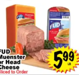 Superior Grocers FUD Muenster Muenster or Head or Head Cheese Cheese offer