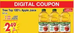Superior Grocers Tree Top 100% Apple Juice offer