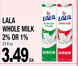 Superior Grocers LALA WHOLE MILK 2% OR 1% offer