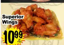 Superior Grocers Superior Wings offer