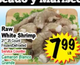 Superior Grocers Raw White Shrimp offer