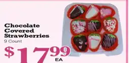 Superior Grocers Chocolate Covered Strawberries offer