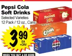 Superior Grocers Pepsi Cola Soft Drinks offer