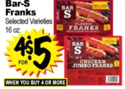 Superior Grocers Bar-S Franks offer