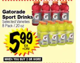 Superior Grocers Gatorade Sport Drinks offer