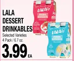 Superior Grocers LALA DESSERT DRINKABLES offer