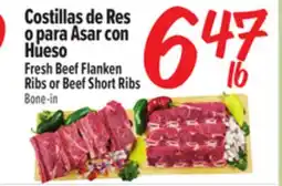 El Super Fresh Fresh Beef Flanken Ribs or Beef Short Ribs offer