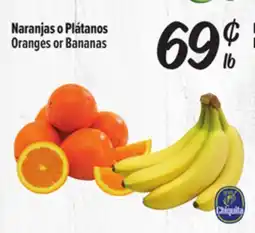 El Super Fresh Oranges or Bananas offer