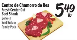 El Super Fresh Fresh Center Cut Beef Shank offer