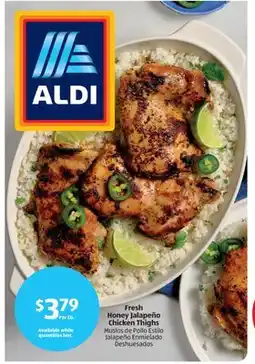 Aldi Fresh Honey Jalapeño Chicken Thighs offer
