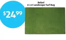 Aldi Belavi 4' x 6' Landscape Turf Rug offer