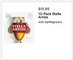 Walgreens 12-Pack Stella Artois offer