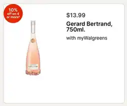 Walgreens Gerard Bertrand, 750ml offer