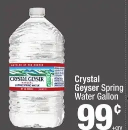 Super King Markets Crystal Geyser Spring Water offer