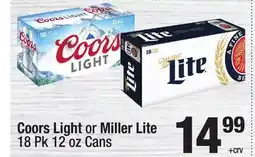 Super King Markets Coors Light or Miller Lite offer