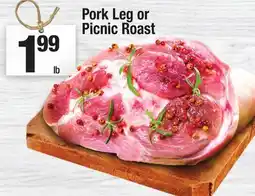 Super King Markets Pork Leg or Picnic Roast offer