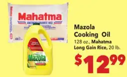 Vallarta Supermarkets Mazola Cooking Oil offer