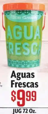 Vallarta Supermarkets Aguas Frescas offer