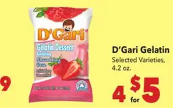 Vallarta Supermarkets D'Gari Gelatin offer
