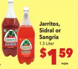 Vallarta Supermarkets Jarritos, Sidral or Sangria offer
