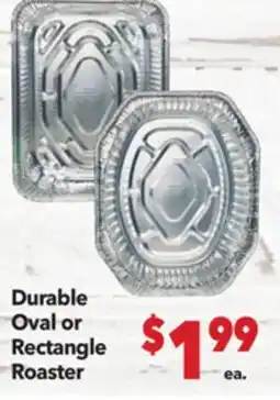Vallarta Supermarkets Durable Oval or Rectangle Roaster offer